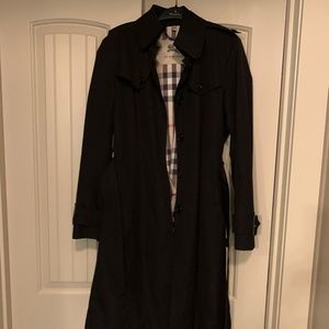 Authentic BURBERRY Women's Black Belted Trench